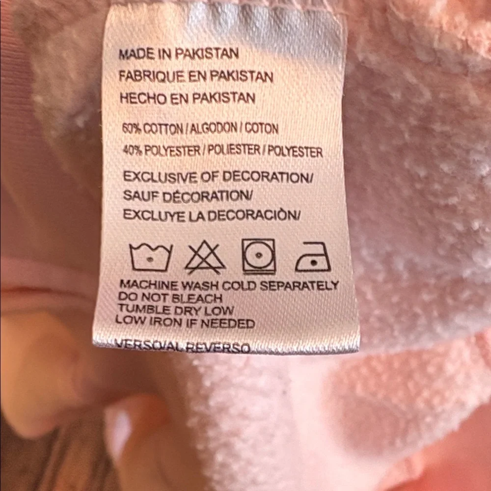 Outer Banks Pink Zip Up Hoodie Sz M (worn twice)